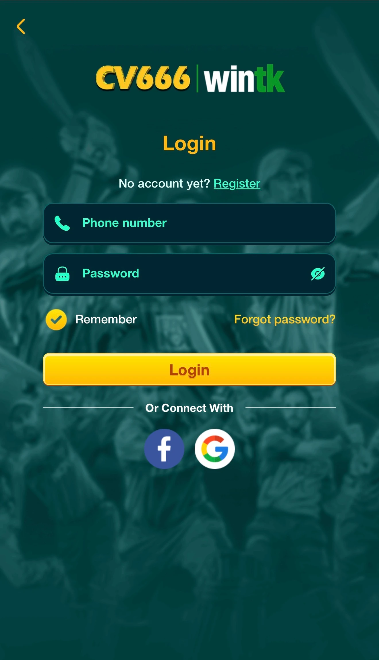 CV666 Login